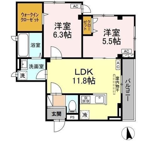 Villa Del Sol Vの物件間取画像